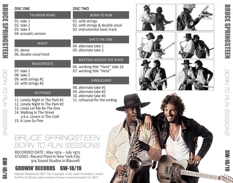 BRUCE SPRINGSTEEN / BORN TO RUN SESSIONS �y2CD�z