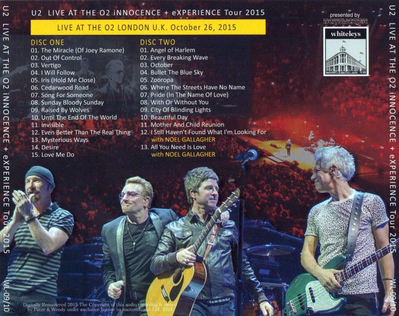 U2 / LIVE AT THE O2 2015 �y2CD�z