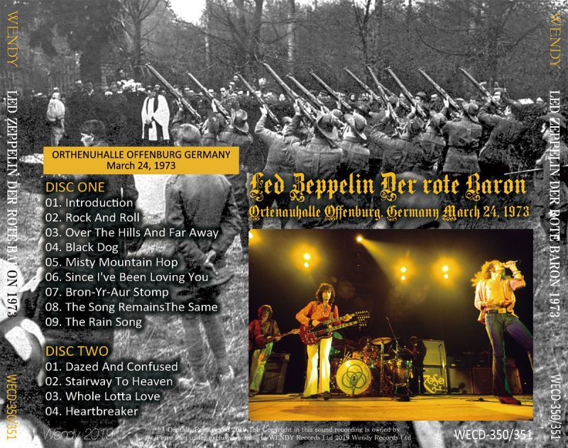 LED ZEPPELIN / DER ROTE BARON 1973 【2CD】