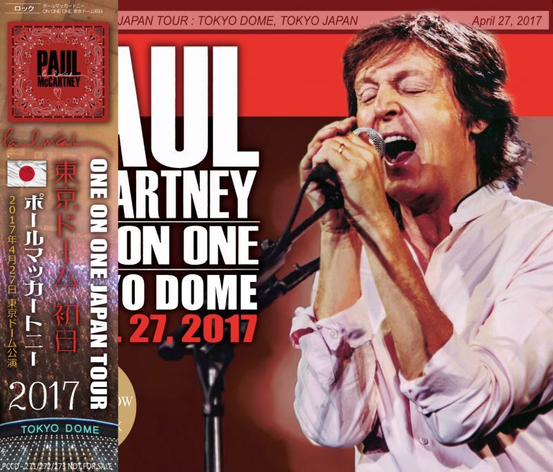 PAUL McCARTNEY / ONE ON ONE TOKYO DOME 27 、ECD、E"<span data-mce-fragment=""1"">TOKYO DOME TOKYO JAPAN April 27