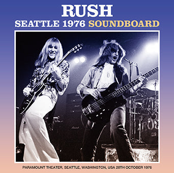 RUSH / SEATTLE 1976 SOUNDBOARD STEREO SOUNDBOARD (1CDR)