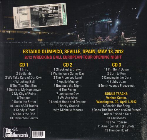 BRUCE SPRINGSTEEN & THE E STREET BAND / BURNIN' DOWN THE CLOCK Paper jacket (3CD) /