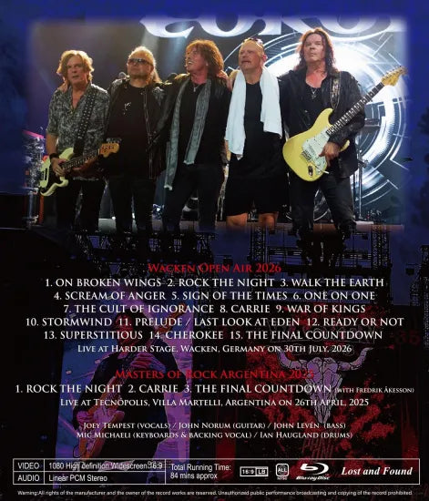 EUROPE / WACKEN OPEN AIR 2026 HD PRO SHOT (1BDR)