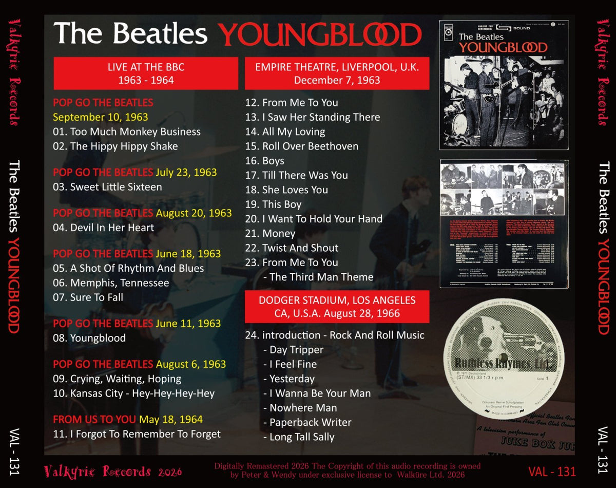THE BEATLES / 1963 YOUNG BLOOD (1CD)
