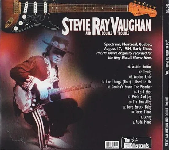 STEVIE RAY VAUGHAN & DOUBLE TROUBLE / THE THINGS HE USED TO DO (1CD DEGI)