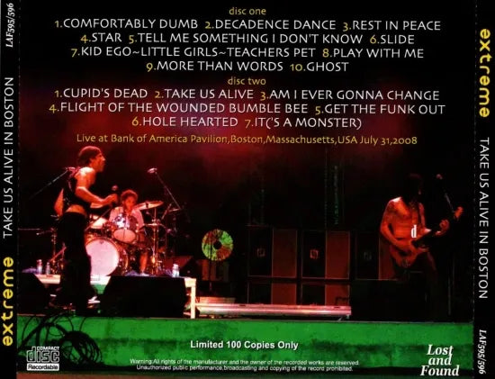 EXTREME / TAKE US ALIVE IN BOSTON (2CDR)
