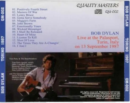 BOB DYLAN / TORINO 1987 (2CD)