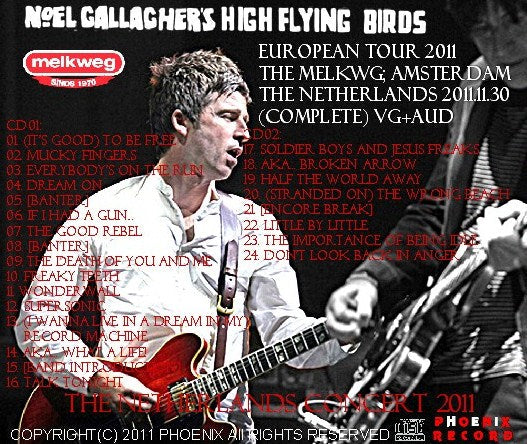 Noel Gallagher's High Flying Birds / European Tour 2011 (2CDR)