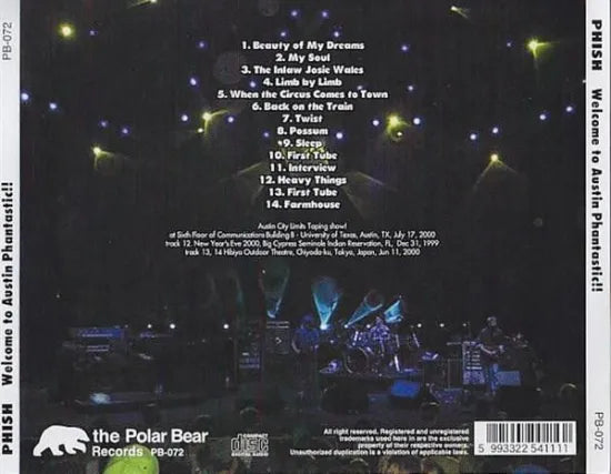 PHISH / WELCOME TO AUSTIN PHANTASTIC (1CD)