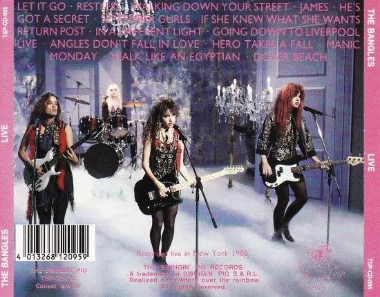 THE BANGLES / LIVE reprint edition (1CDR)