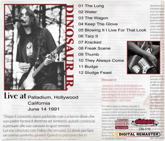 DINOSAUR JR. / THE WAGON'S GONE (1CDR)