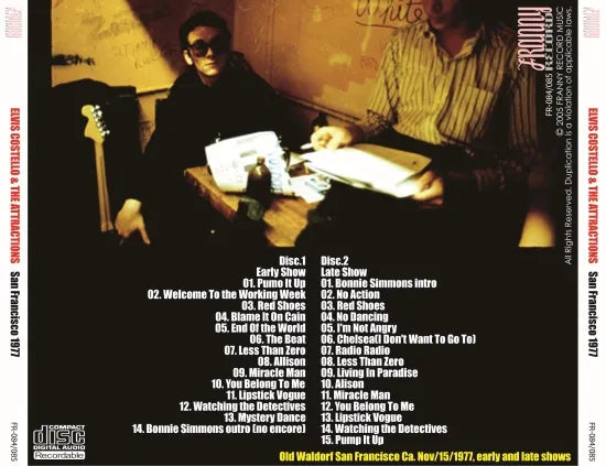 ELVIS COSTELLO / SAN FRANCISCO 1977 (2CDR)