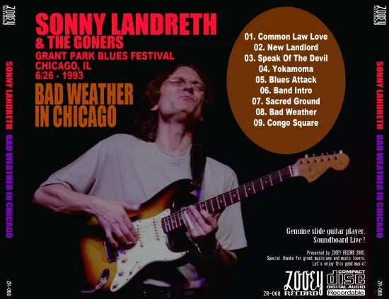 SONNY LANDRETH / BAD WEATHER IN CHICAGO (1CDR)