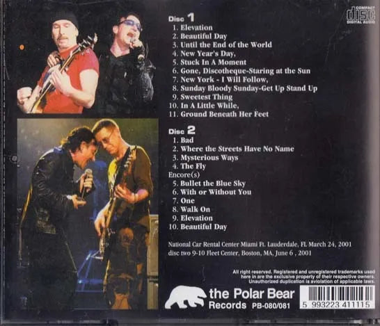 U2 / BLESSING IN THE NIGHT (2CD)