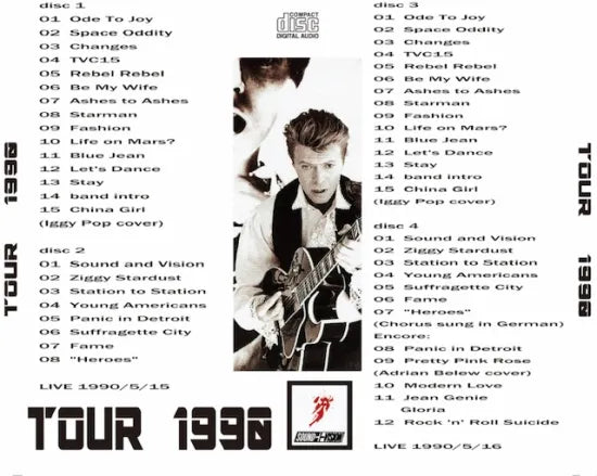 DAVID BOWIE / TOUR 1990 (4CDR)