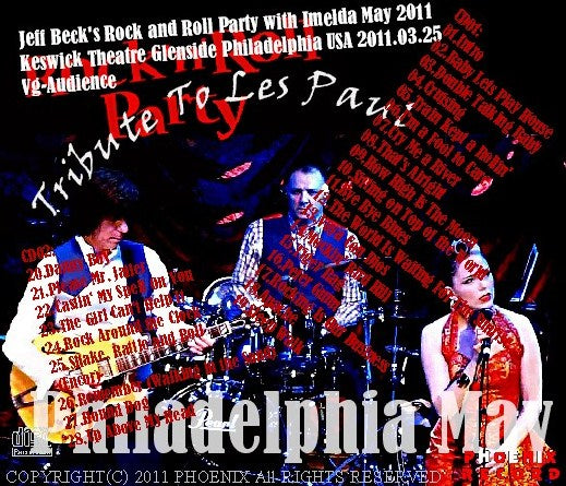 Jeff Beck&Imelda May / Rock and Roll Party with Imelda May 2011Keswick Theatre Glenside (2CDR)