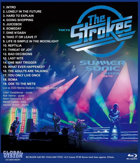 THE STROKES / SUMMER SONIC 2026 TOKYO HD PRO-SHOT (1BDR)