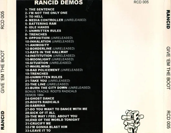 RANCID / GIVE 'EM THE BOOT (1CDR)