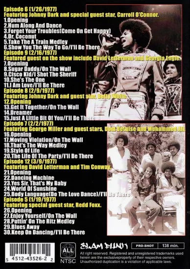 The Jacksons / CBS TV Show 1976-1977 Vol. 2 PRO SHOT (1DVDR)