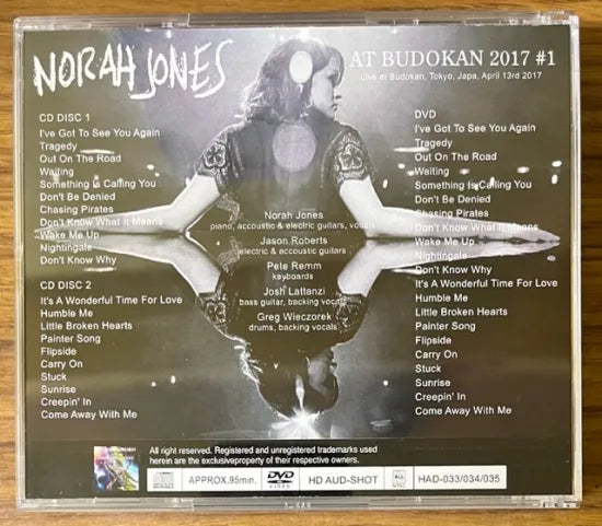 NORAH JONES / AT BUDOKAN 2017 #1 (2CDR+1DVDR)