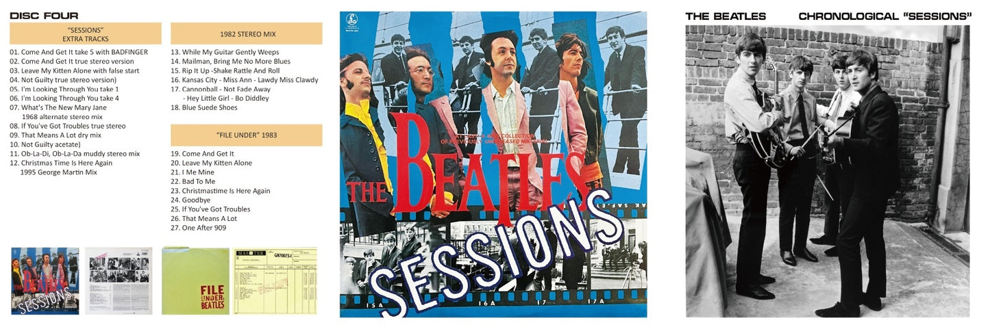 THE BEATLES / CHRONOLOGICAL SESSIONS (4CD)