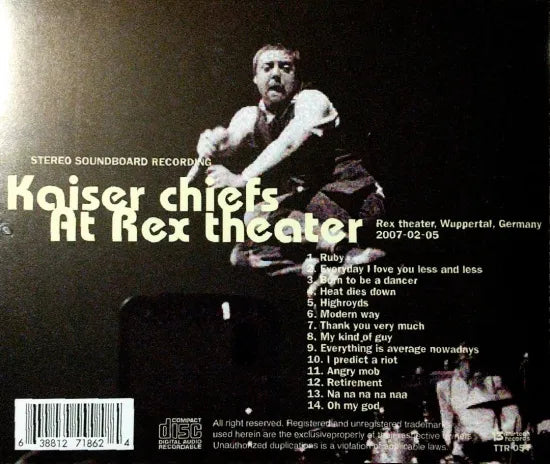 KAISER CHIEFS / At Rex Theater (1CDR)