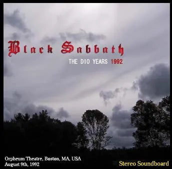 BLACK SABBATH / THE DIO YEARS 1992 Soundboard (2CDR)