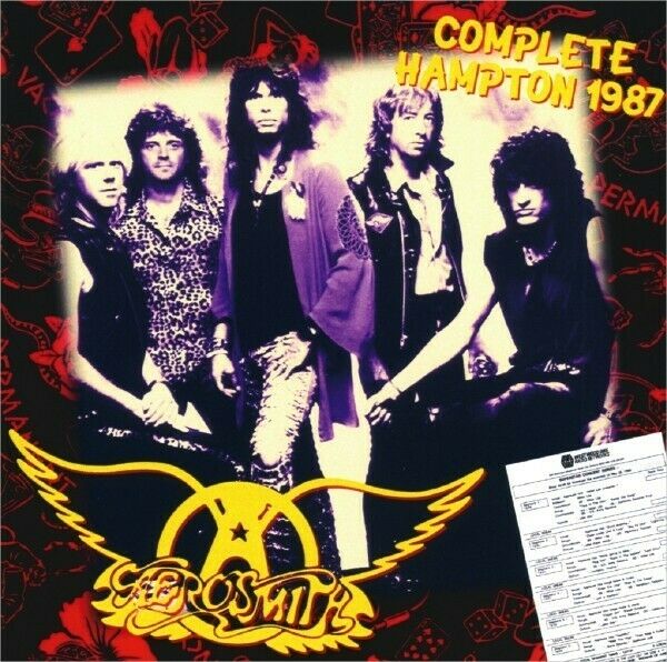 Aerosmith Complete Hampton 1987 November 16 Virginia CD 2 Discs Set Music
