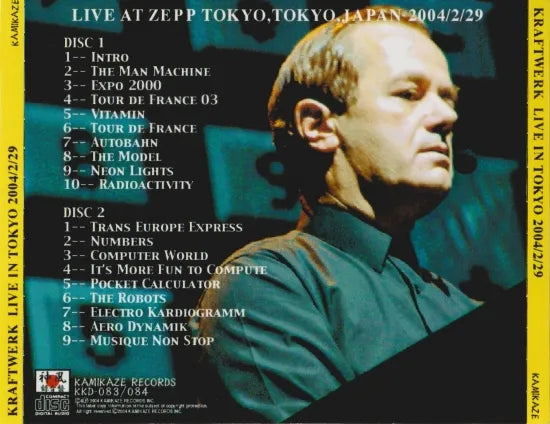 KRAFTWERK / LIVE IN TOKYO 2004/2/29 ZEPP TOKYO (2CDR)