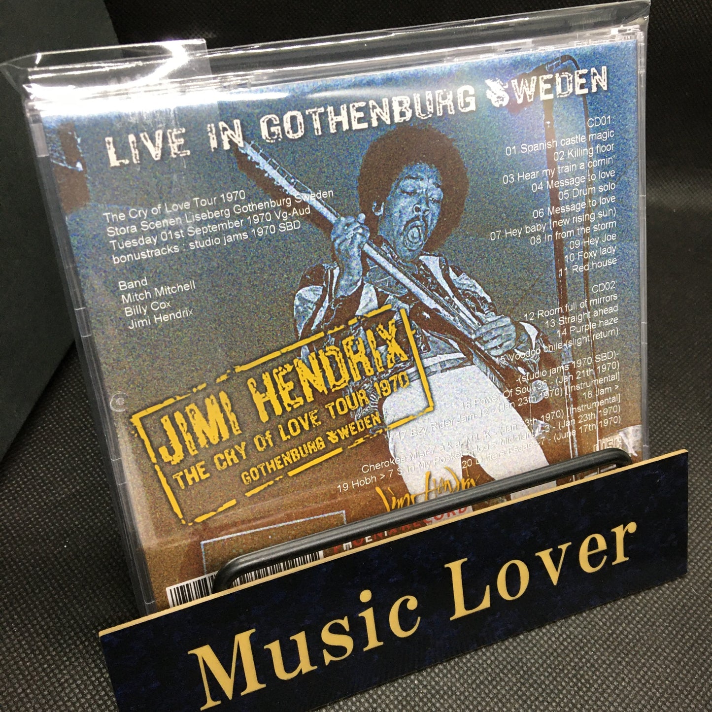 Jimi Hendrix / The Cry of Love Tour 1970 Stora Scenen Live in Gothenburg (2CDR)