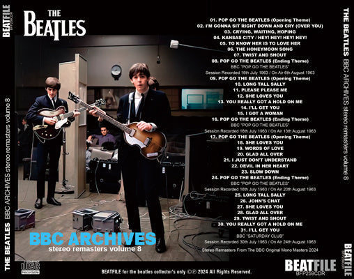 THE BEATLES / BBC ARCHIVES STEREO REMASTERS VOL.8 Soundboard (1CDR)