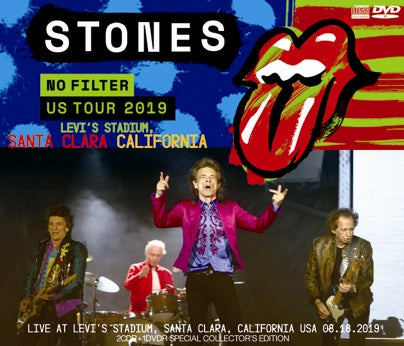 THE ROLLING STONES / NO FILTER US TOUR 2019 LEVI'S STADIUM, SANTA CLARA, CALIFORNIA (2CDR+1DVDR)