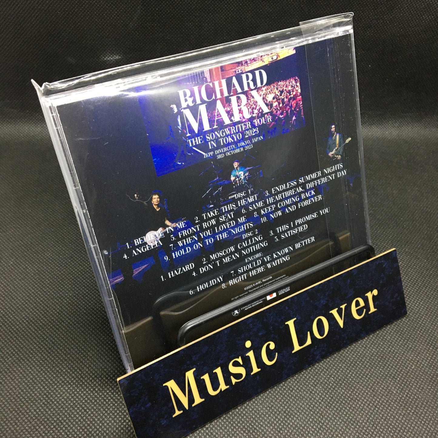 Richard Marx / The Songwriter Tour in Tokyo 2023 (2CDR)