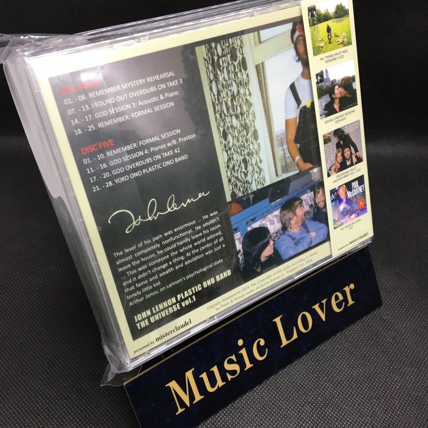 JOHN LENNON PLASTIC ONO BAND / THE UNIVERSE VOL.1 (5CD)