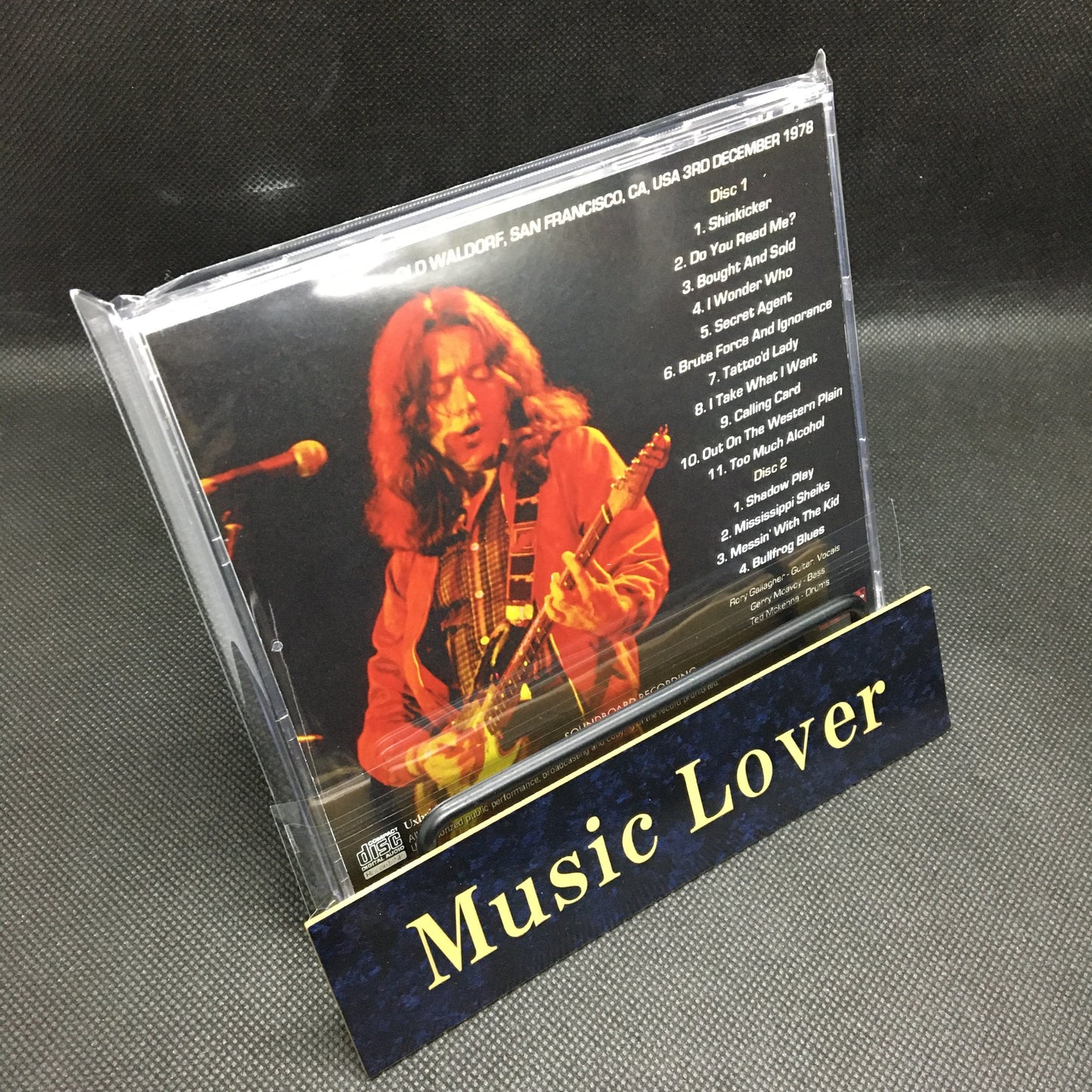 RORY GALLAGHER / OLD WALDORF 1978 FM SOUNDBOARD (2CDR)