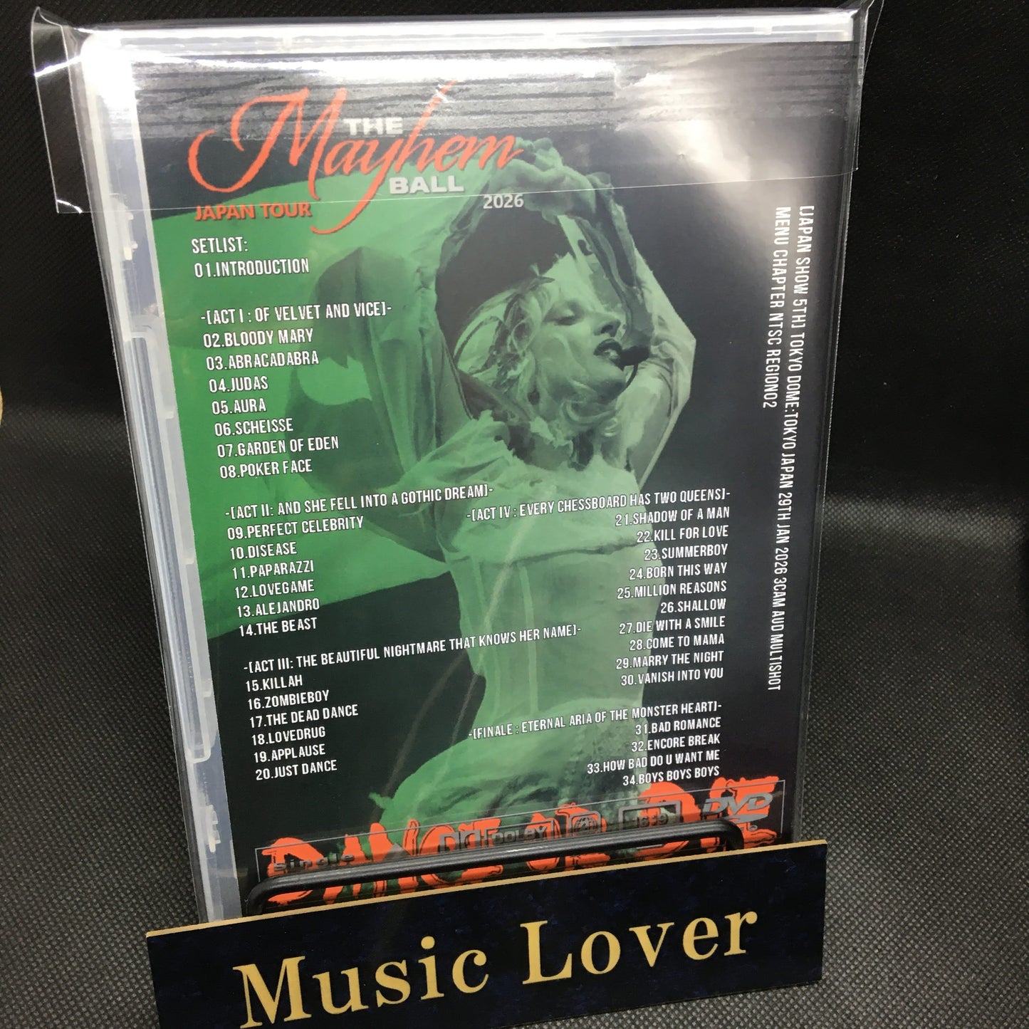Lady GaGa / The MAYHEM Ball Japan Tour 2026 (1DVDR)