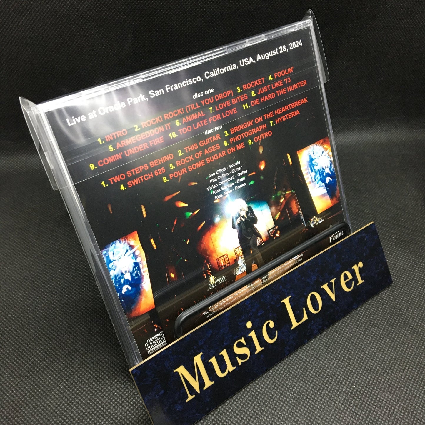 DEF LEPPARD / THE SUMMER STADIUM TOUR IN SF 2024 (2CDR)