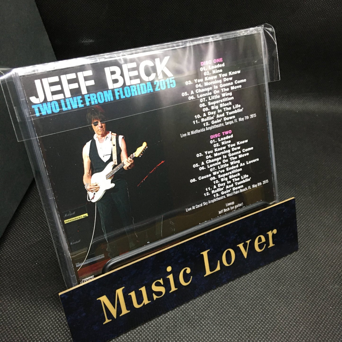 JEFF BECK / TWO LIVE FROM FLORIDA 2015 (2CDR)