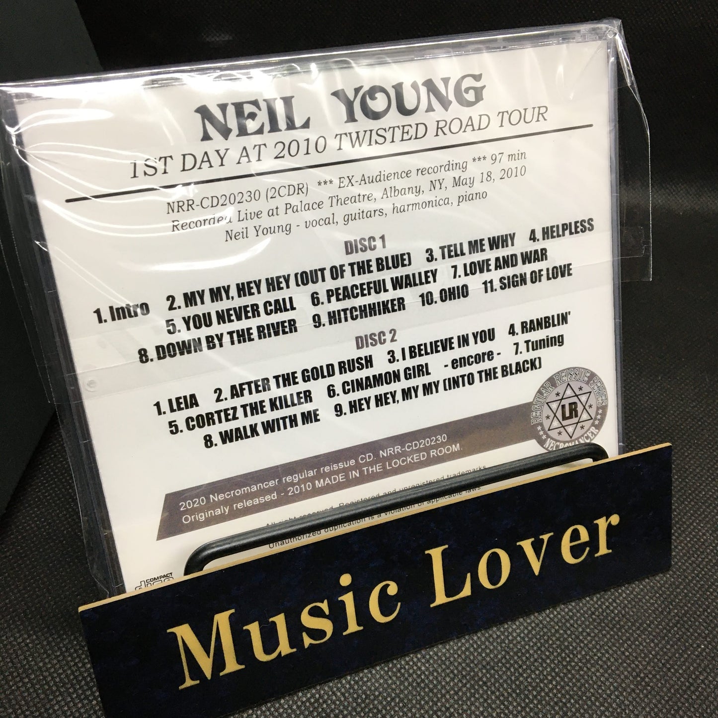 NEIL YOUNG / 1ST DAY AT 2010 TWISTED ROAD TOUR (2CDR)