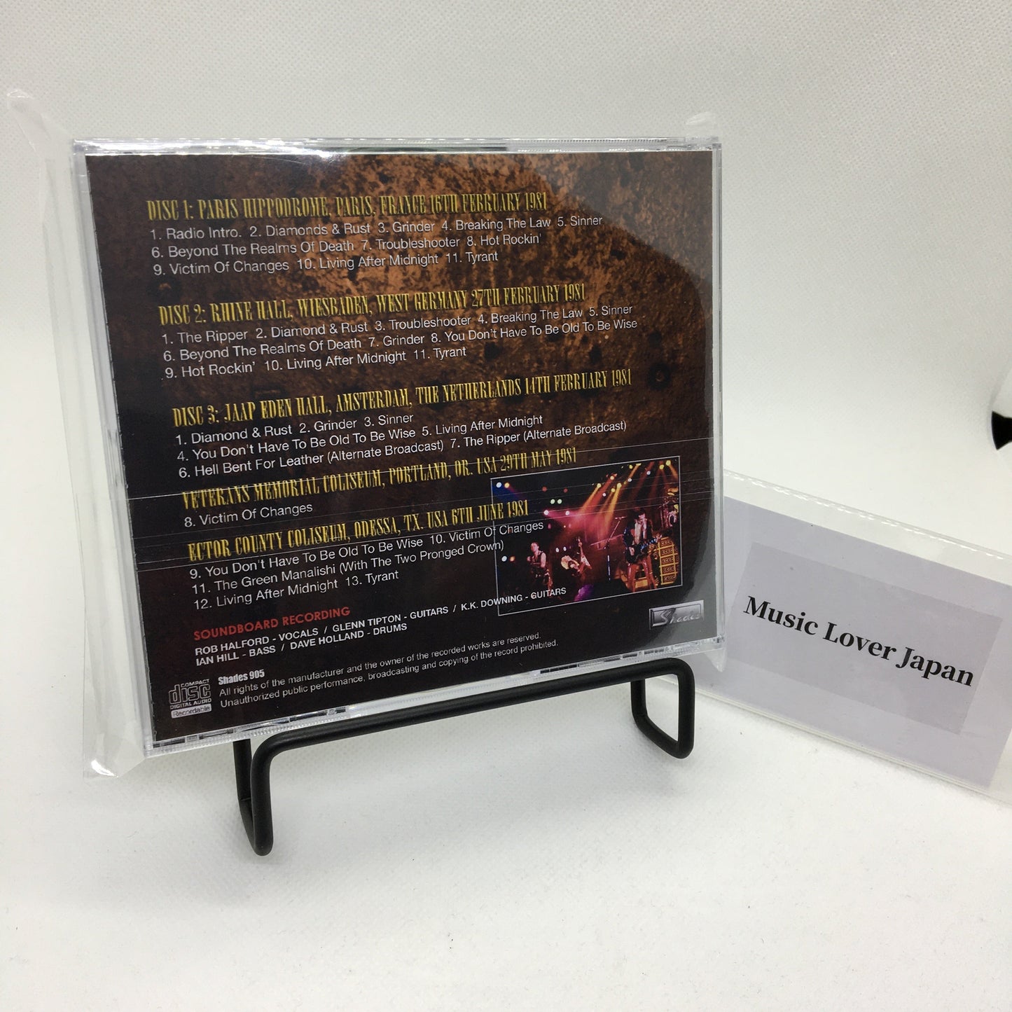 JUDAS PRIEST / THE BLITZ COLLECTION 1981 SOUNDBOARD (3CDR)