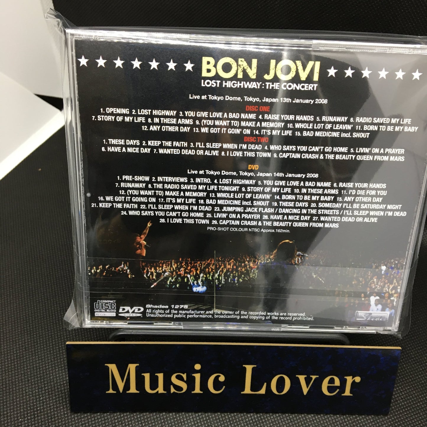 BON JOVI / TOKYO DOME 2008 (2CDR+1DVDR)
