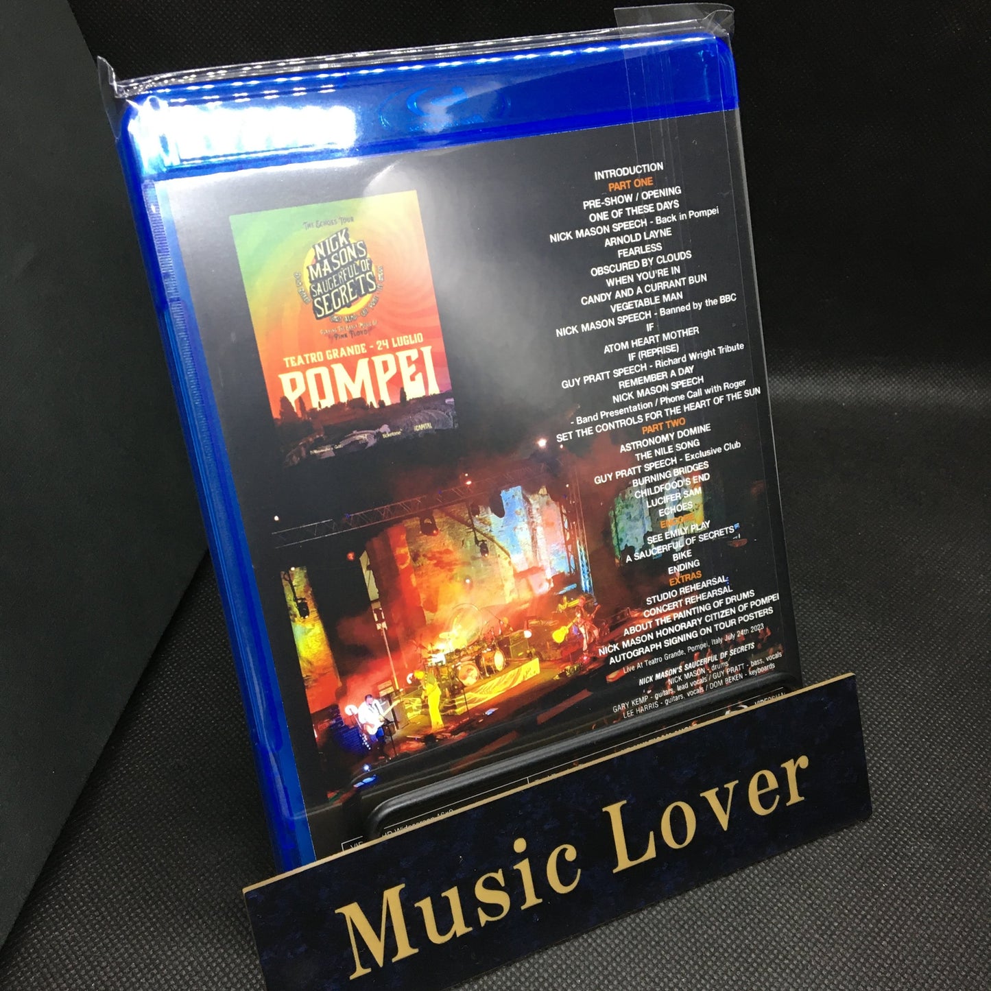 NICK MASON'S SAUCERFUL OF SECRETS / LIVE IN POMPEI 2023 HD MULTICAM EDITION (1BDR)