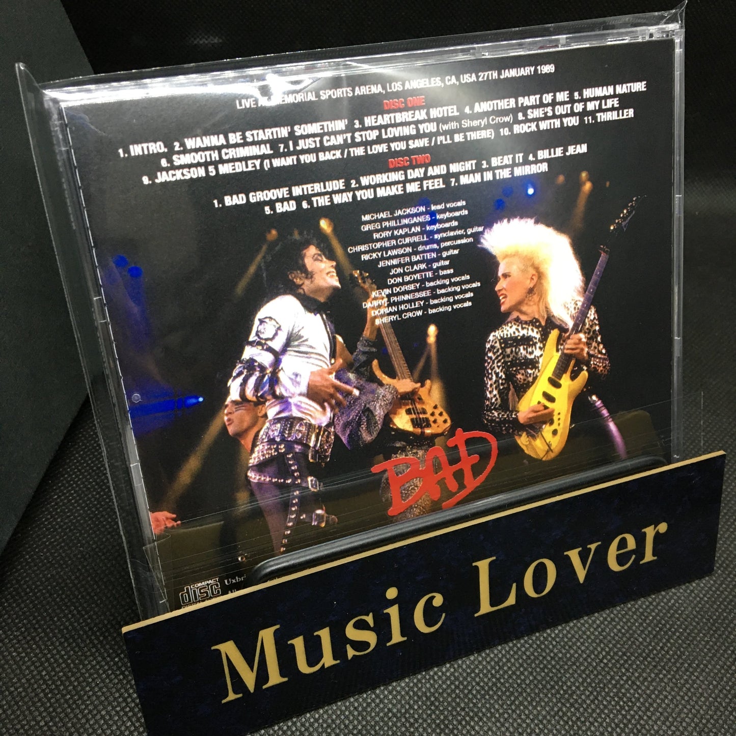 MICHAEL JACKSON / LOS ANGELES 1989 FINAL NIGHT STEREO SOUNDBOARD (2CDR)