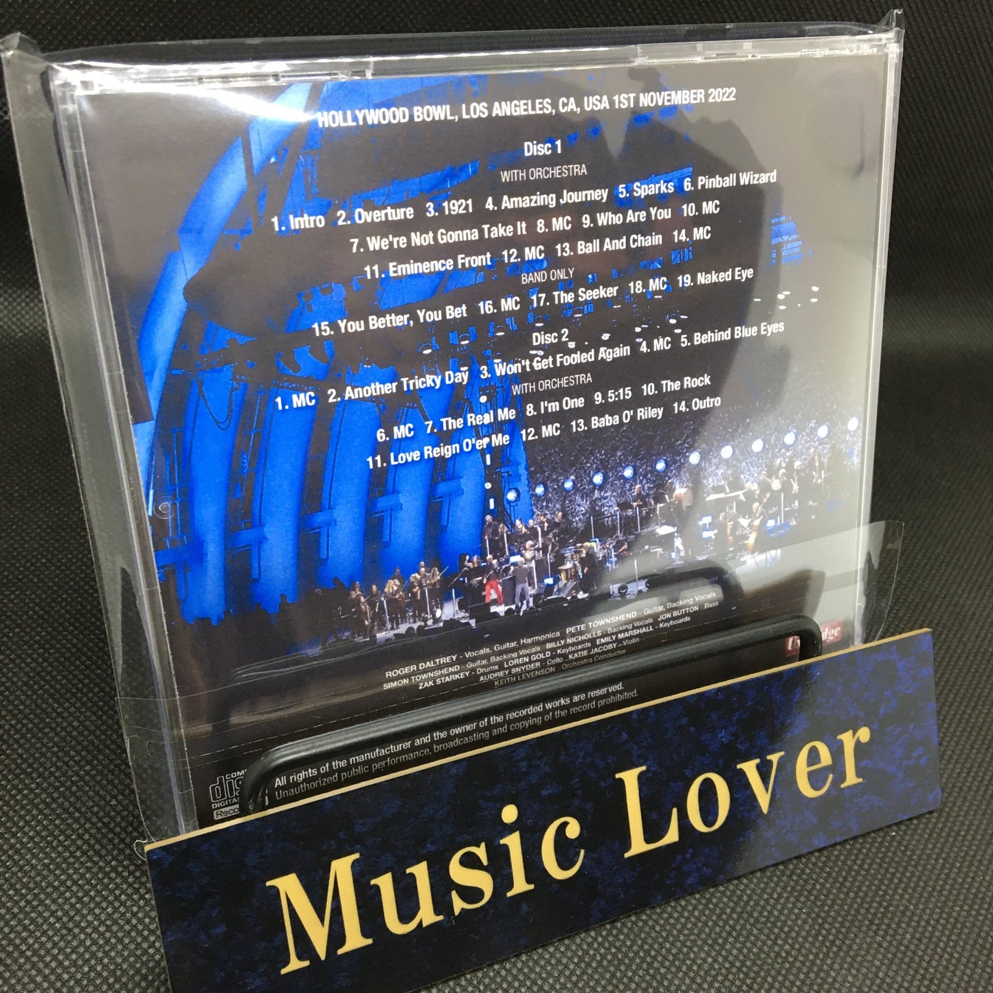 THE WHO / HOLLYWOOD BOWL 2022 (2CDR)