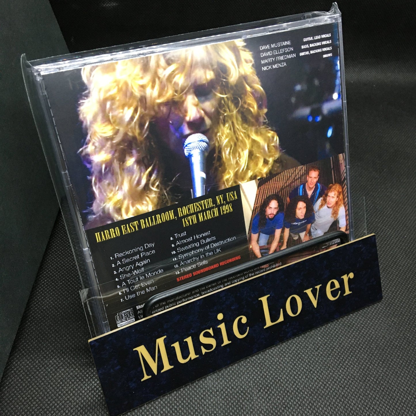 MEGADETH / ROCHESTER 1998 (1CDR)