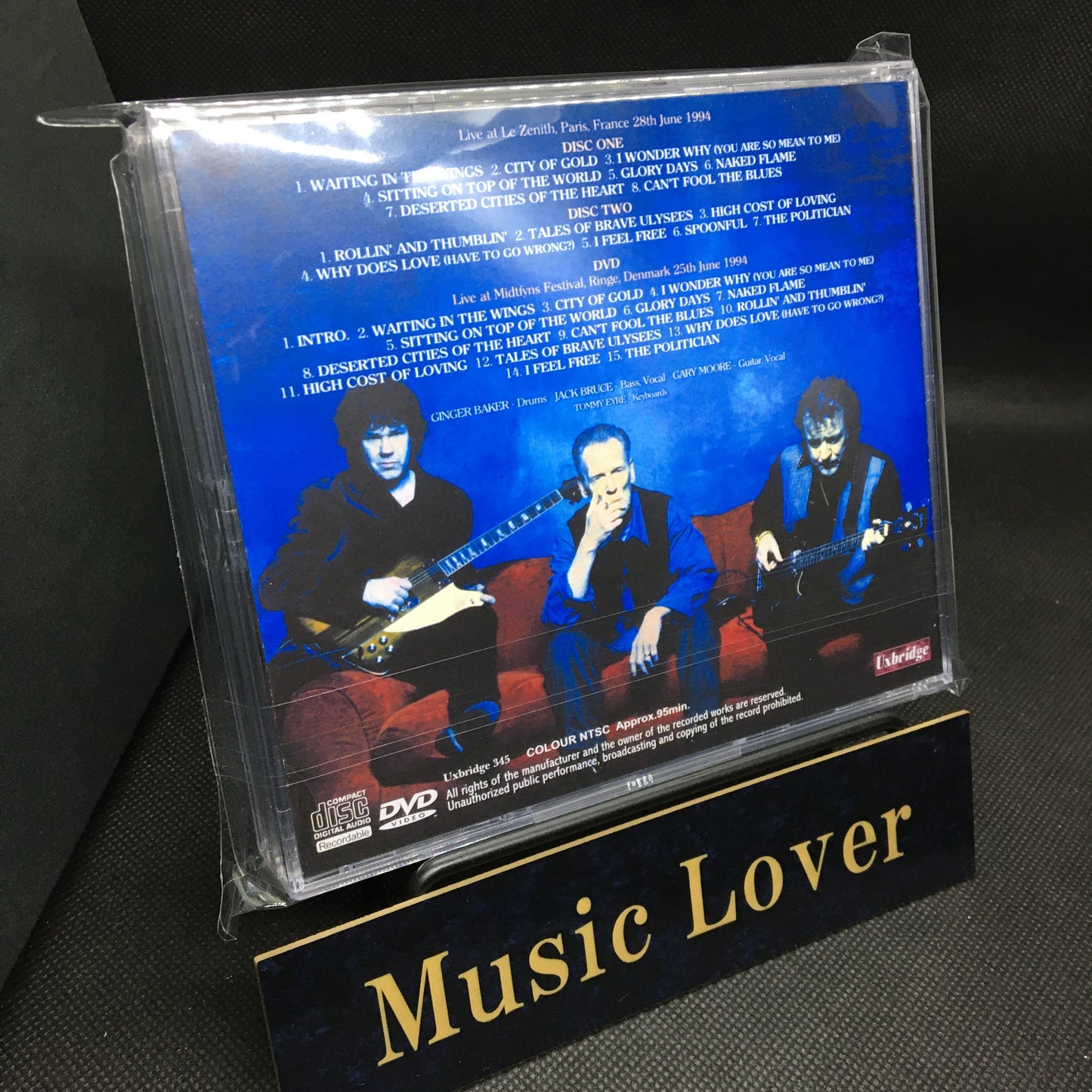 BBM (BAKER, BRUCE, MOORE) / TALES OF BRAVE ULYSSES PARIS & RINGE 1994 (2CDR+1DVDR)