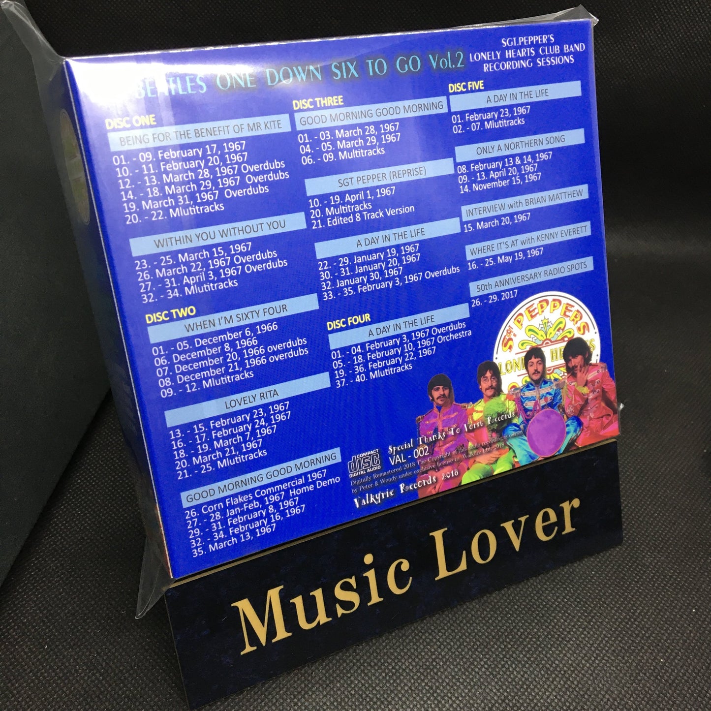 THE BEATLES / ONE DOWN, SIX TO GO Vol.2 【5CD】