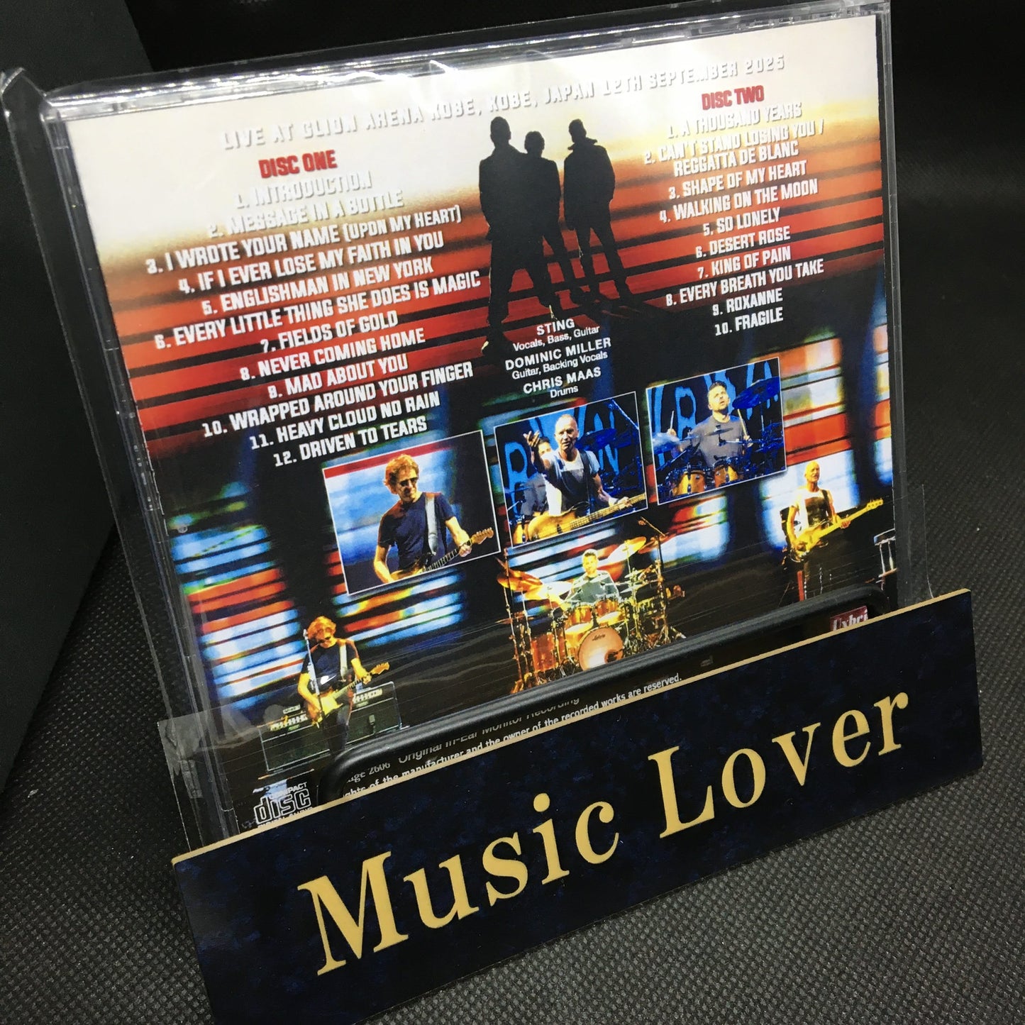 STING / KOBE 2025 ORIGINAL IEM RECORDING (2CDR)