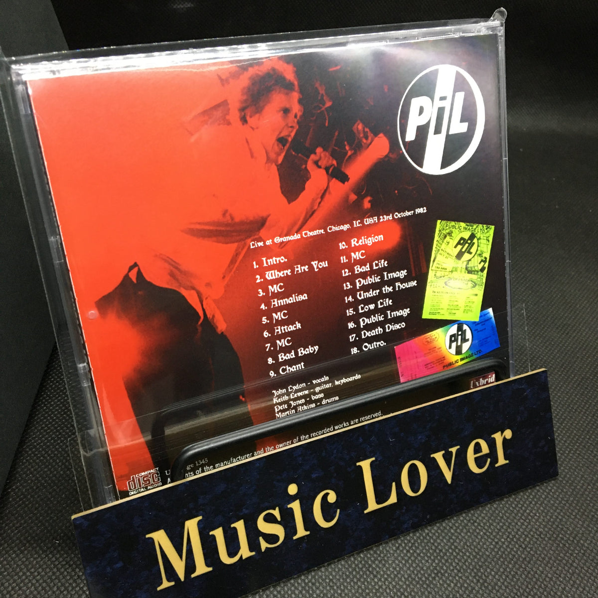 PIL(PUBLIC IMAGE LIMITED) / CHICAGO 1982 (1CDR)
