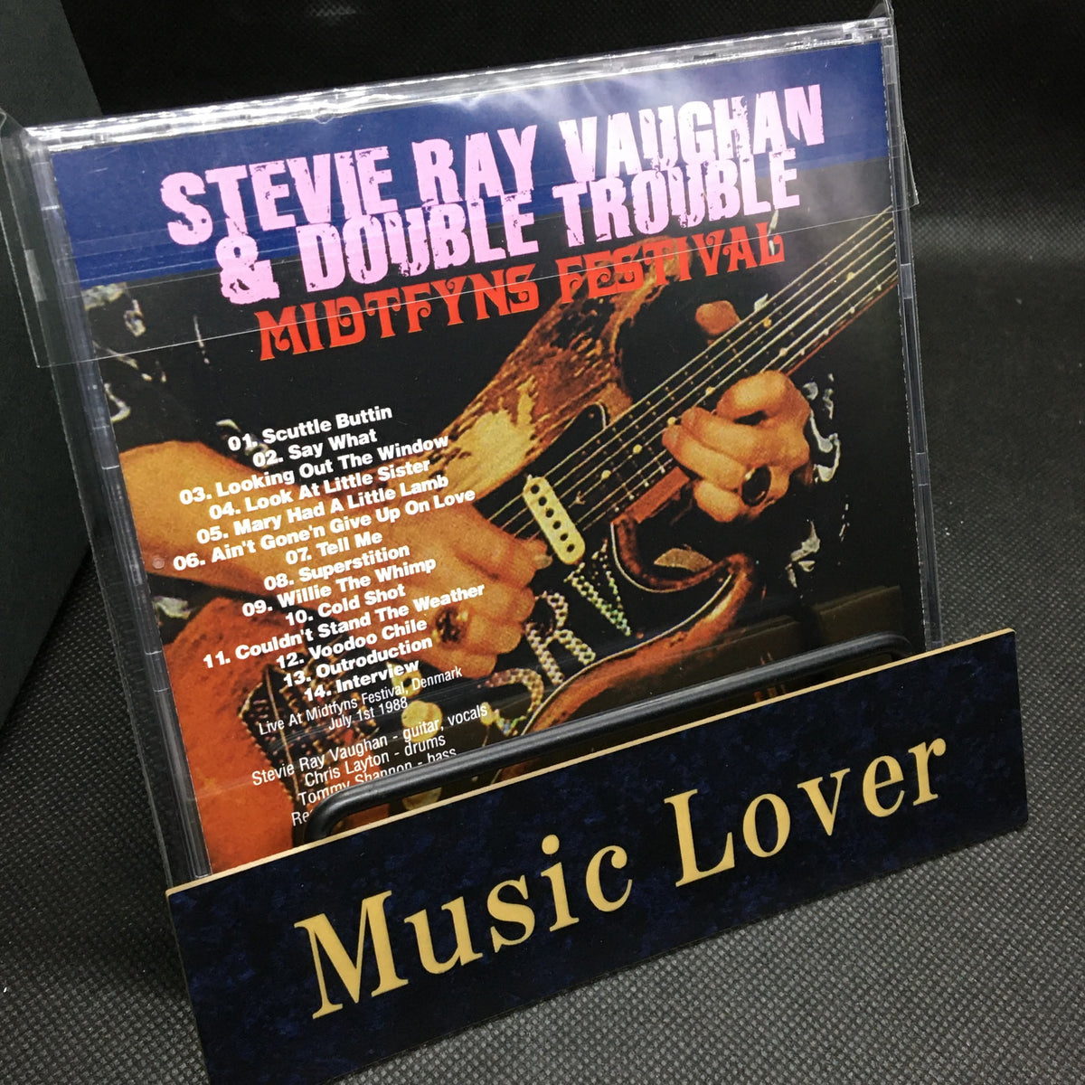 STEVIE RAY VAUGHAN and DOUBLE TROUBLE / MIDTFYNS FESTIVAL SOUNDBOARD (1CDR)